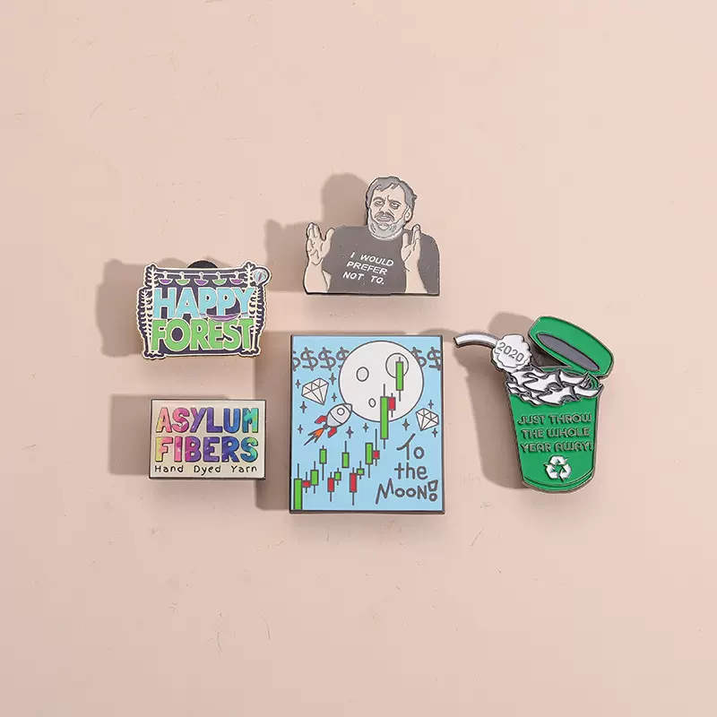 定制金属徽章校徽胸章珐琅动漫人物烤漆明星滴胶徽章logo纪念礼品