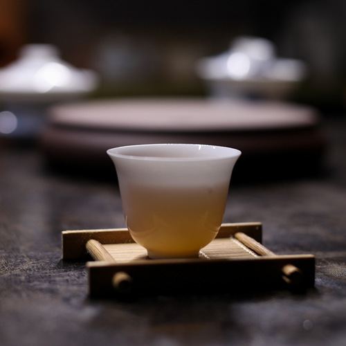 Bone China Tea Cup Tea Cup Household White Porcelain Cup Ceramic Kung Fu Tea Set Master Cup Kung Fu Tea