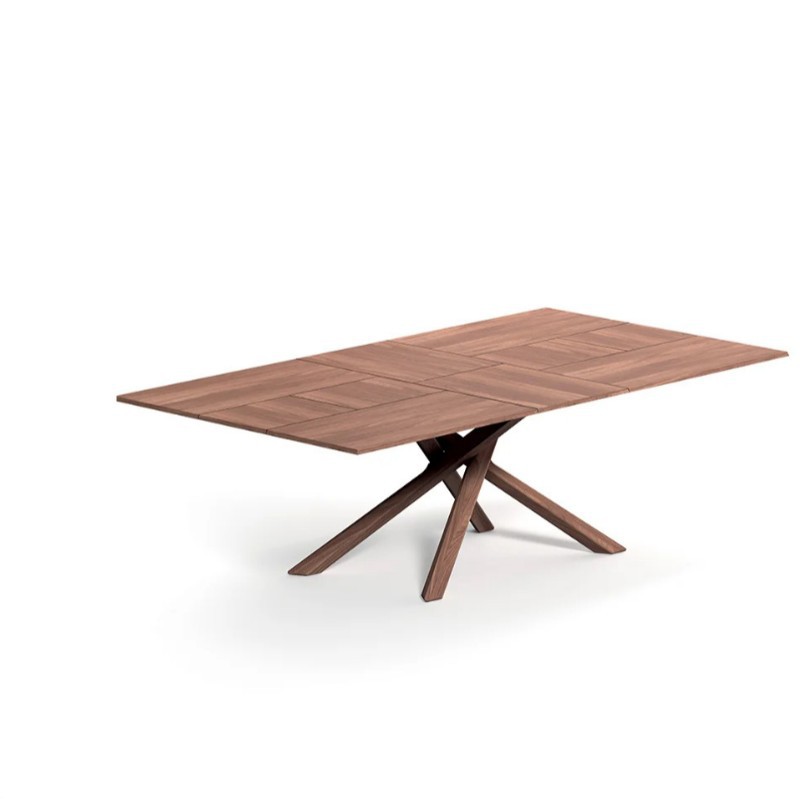 Mesa de comedor telescópica nórdica para el hogar, apartamento pequeño, mesa plegable de madera maciza, patas, sala de estar, mesa de comedor para el hogar, rectangular