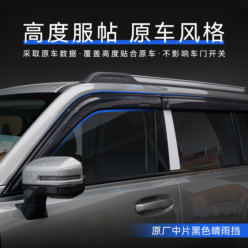 Tenxinrui es adecuado para Gran Muralla Haver Raptor coche lluvia escudo ventana lluvia ceja modificación lluvia escudo accesorios exteriores