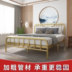 床现代简约铁艺床北欧铁床1.5米网红单人铁架床1.8米出租屋1米1.2