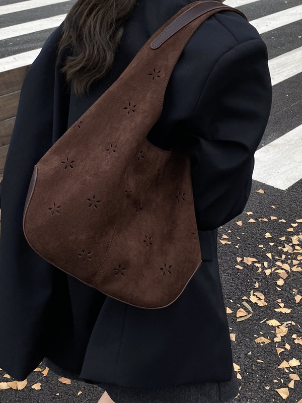时尚休闲简约质感个性潮流单肩托特包秋季新款小众女士大容量包包|undefined