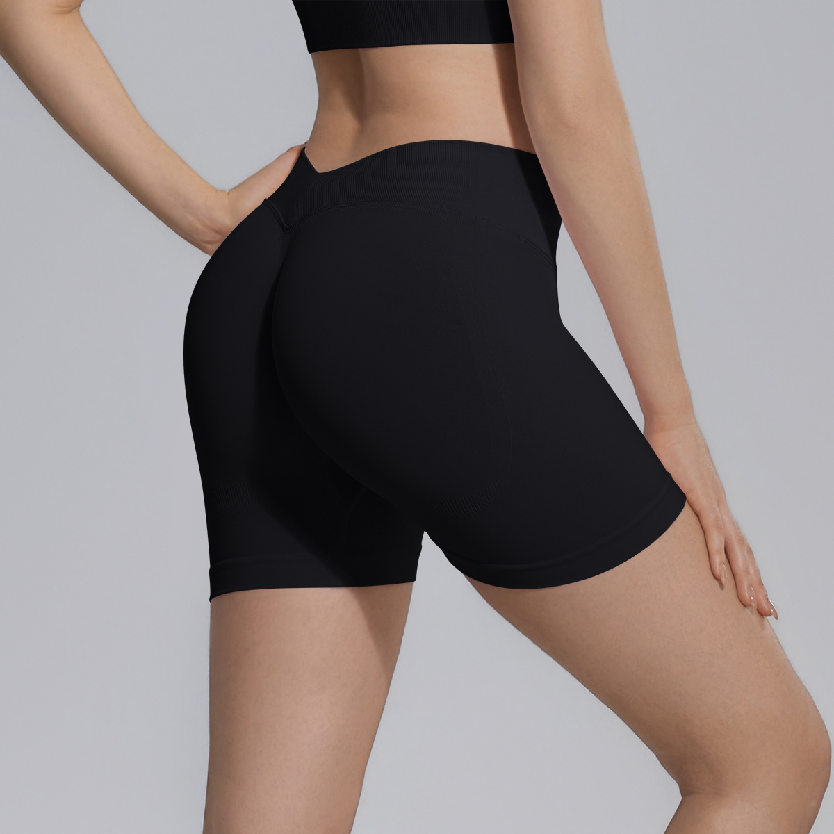 6718 Pantalones cortos - Negro