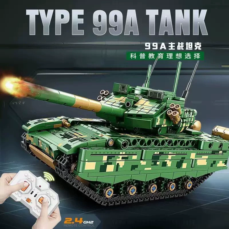 Tank, constructor, toy, remote control, 6-10 years, Birthday gift