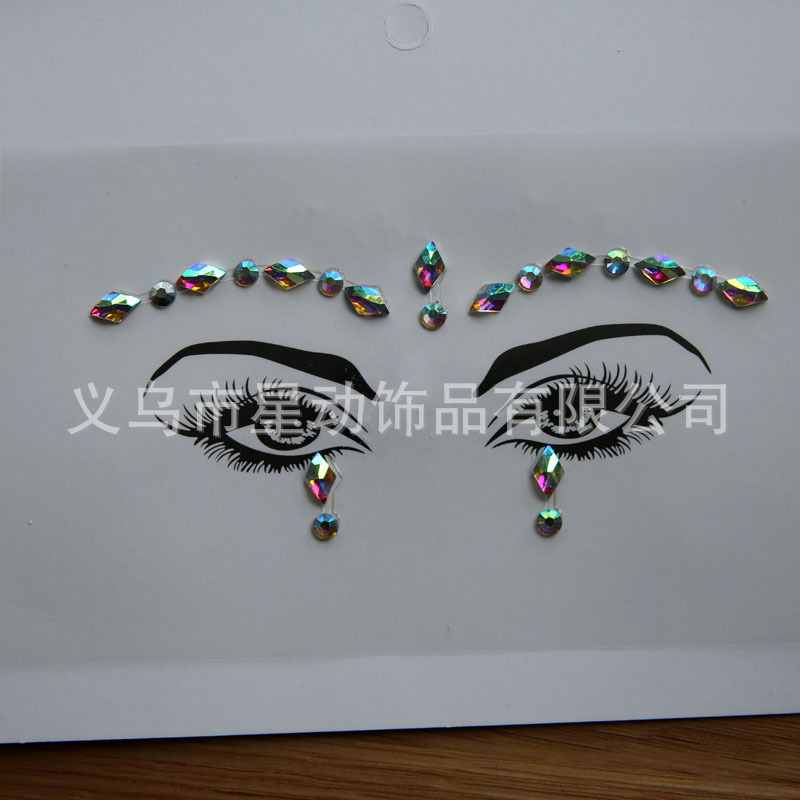HF-78 Crystals face sticker ˮüʯˮ곧