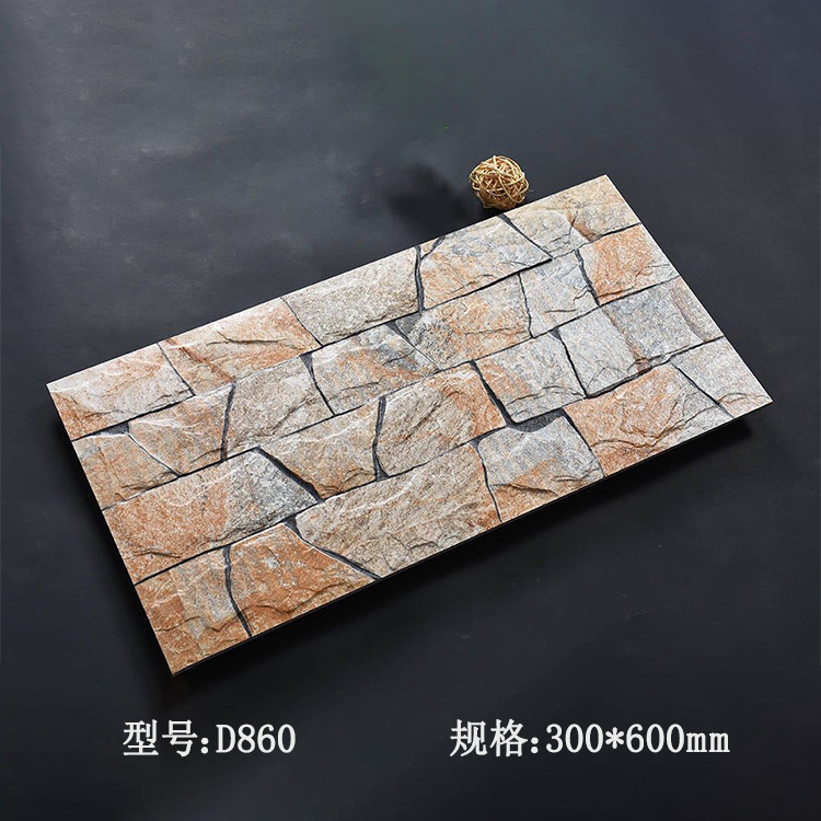 美式地砖300600复古客厅庭院别墅天然外墙背景墙文化砖自建房软瓷|undefined