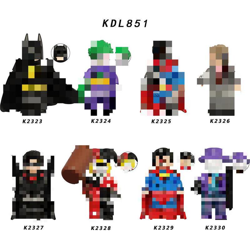 Foreign Trade Goods Kdl851 Tv and Movie Series Educational Assembled Building Blocks Minifigure Toys Opp Bag