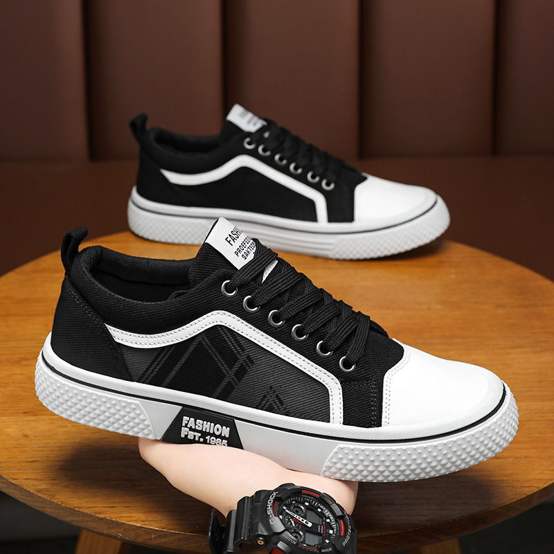 2025 otoño nuevos zapatos de lona de hombre zapatos deportivos casuales cómodos zapatos de skate de moda universal zapatos de moda de hombre