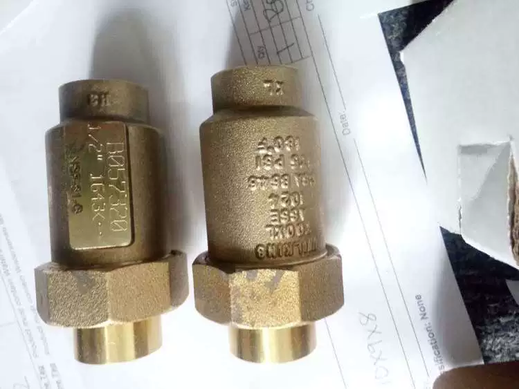 Выдающаяся поставка американского оригинального обратного клапана ZURN 12UFX12F-700BS.