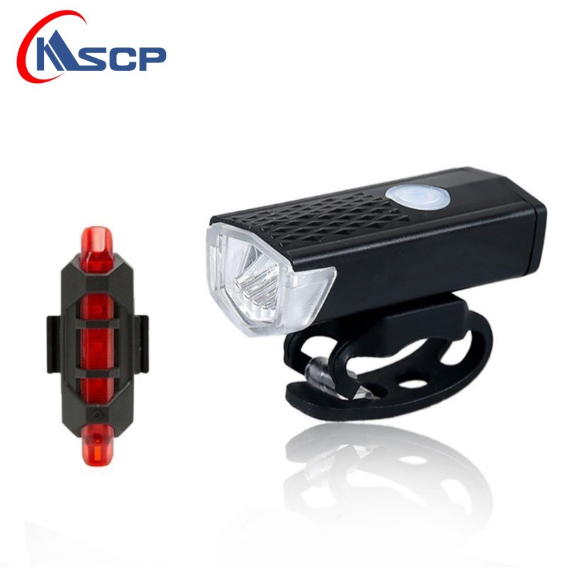 Luz Delantera para Bicicleta Recargable por USB para Ciclismo Nocturno, Juego de Luces para Bicicleta de Montaña, Luz Delantera 2255