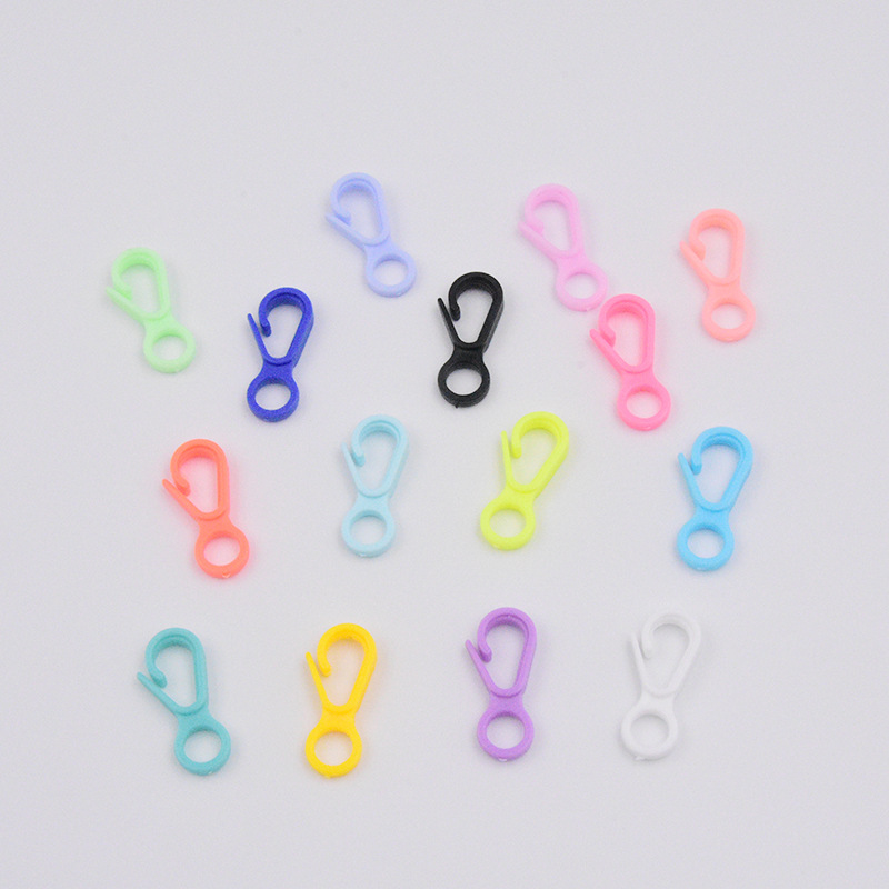 Acrylic colored plastic dog buckles, lobster buckles, bag chain buckles, accessory buckles, DIY accessory parts pic 1