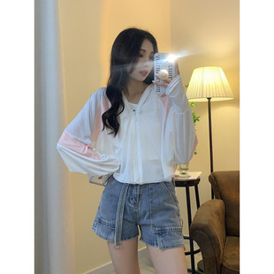 Sun Protection Clothing Women's Short Summer 2025 New Ice Silk 50 Anti-Uv Breathable Sun Protection Clothing Loose Jacket