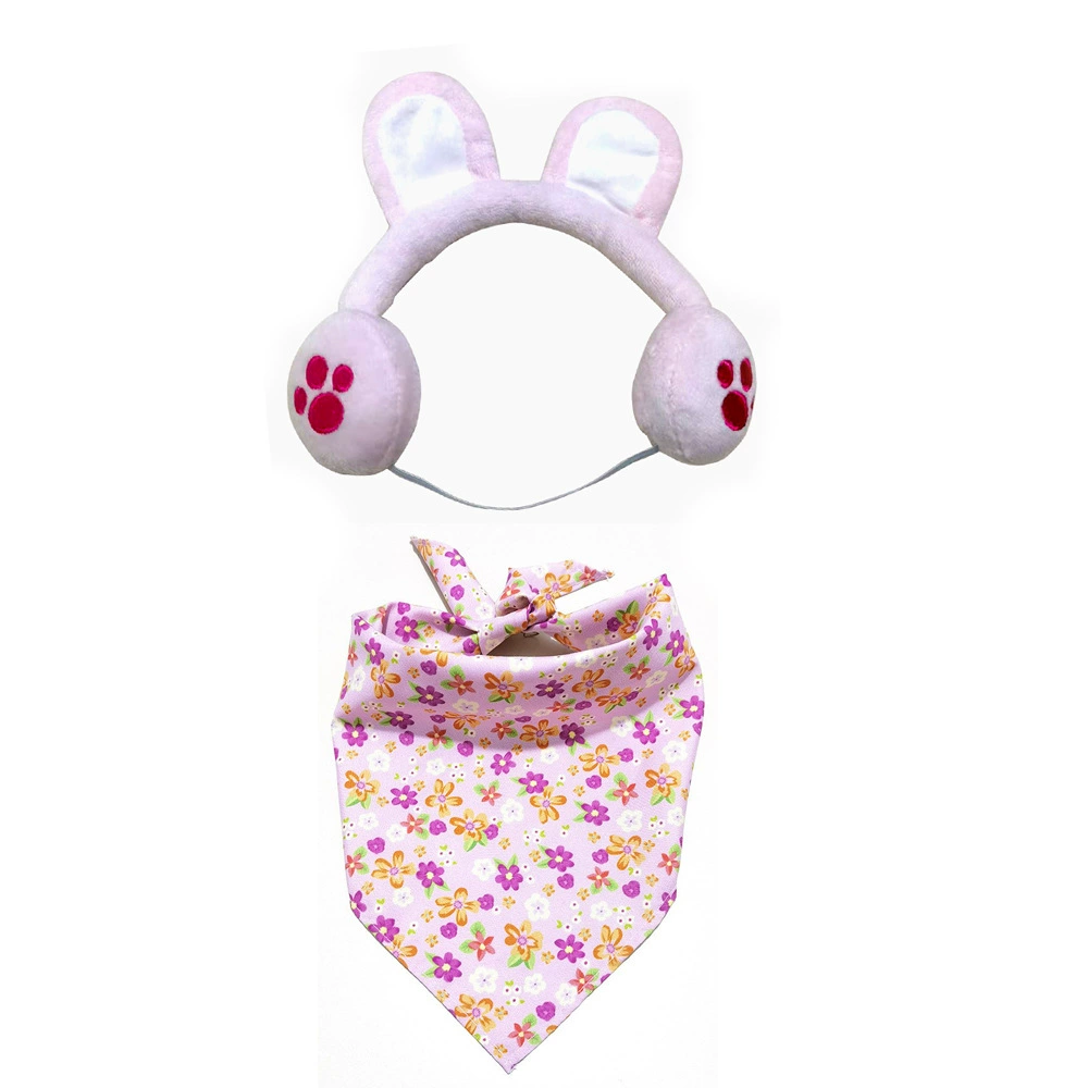 Трансграничные новые анти-грязные и шумовые успокаивающие кошачьи наушники треугольные салфетки