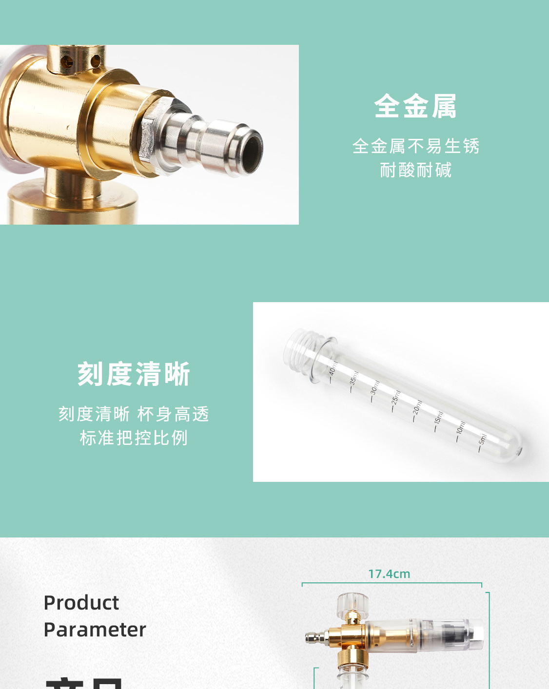 Factory Direct Sales Gs High-Pressure Original Solution Pa Foam Bottle High-Pressure Car Wash Machine Foaming Bottle Car Wash Liquid Original Solution Pa Bottle 50ml
