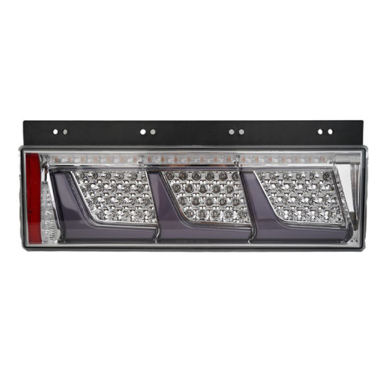 Applicable heavy truck heavy truck taillight in stock truck three-pistol type red cover rear taillight manufacturer trailer trailer taillight