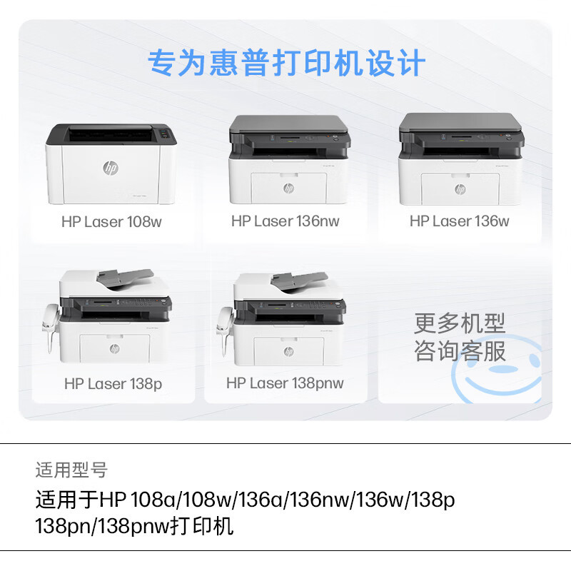 HP W1110A original para HP108a / w 136a / w / w / w 138p / pn / pnw cartucho de tinta de impresora