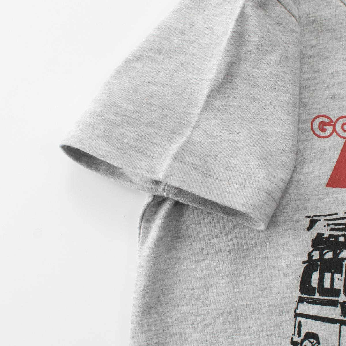 27kids ropa infantil de verano para niños 2025 nuevo estilo estilo occidental camiseta de manga corta ropa de dibujos animados para bebés suministro transfronterizo