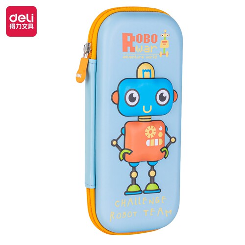 Deli primary school student pencil case large capacity boy pencil case girl cute pencil case wholesale kindergarten children
