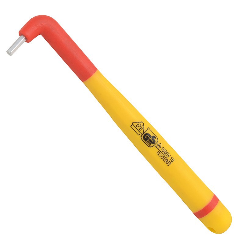 艾威博尔VDE认证绝缘耐高压1000V内六角扳手L型平头扳手3mm-12mm