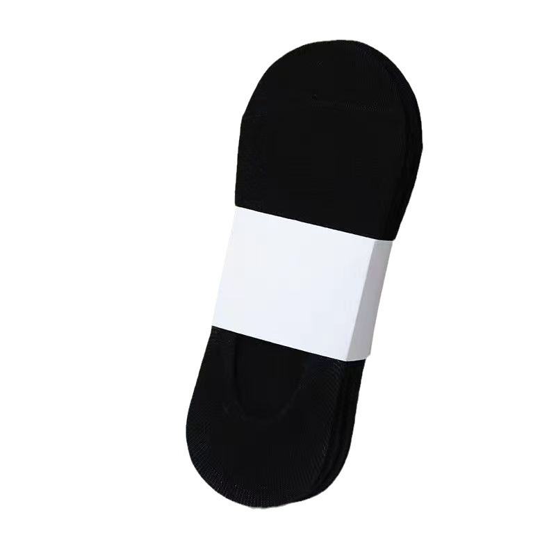 Zhuangyan negro blanco gris silicona antideslizante invisibles calcetines respirables poco profundos antiolor absorción de sudor calcetines al por mayor para hombres