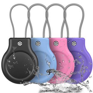 Suitable for Apple Airtag Protective Case Tracker Pc Security Lock Anti-Lost Buckle Locator Waterproof Protective Case