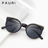 2021 new pattern Sunglasses Gilding Foreign trade models Europe and America Trend fashion Cat ears ultraviolet-proof outdoors Street beat Sunglasses