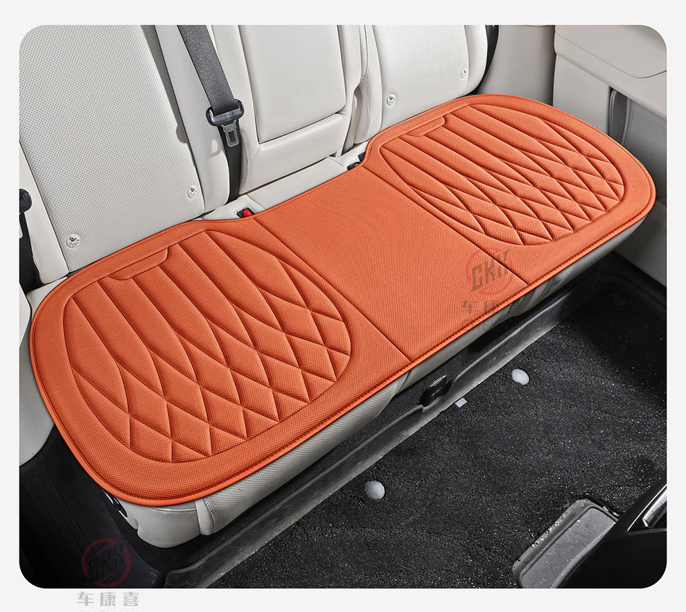 Car Seat Cushion, Suitable for All Seasons, Seaweed Fiber Seat Cushion, Latex Cotton Seat Cover, Summer Comfort, Non-Slip, Breathable Seat Cushion
