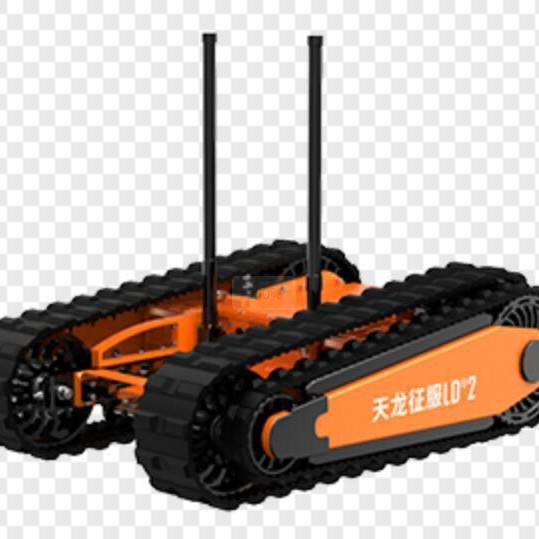 小型单摆臂履带式机器人底盘