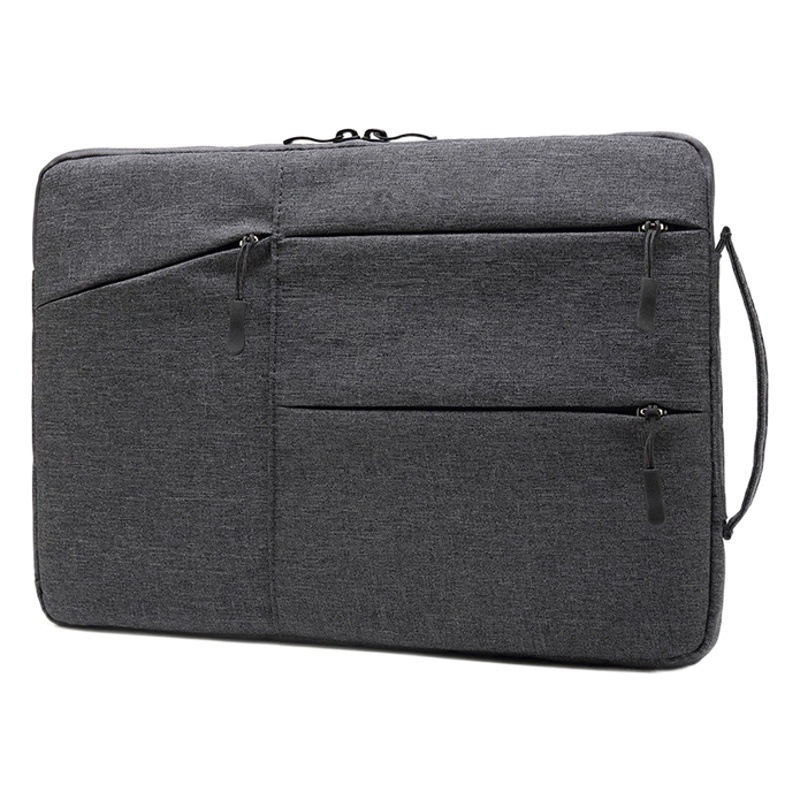 Handle Computer Bag Suitable for Apple 13 Huawei 15inch Multi-Flap Pocket Pants Tablet Cosmetics Bag Notebook Liner Bag