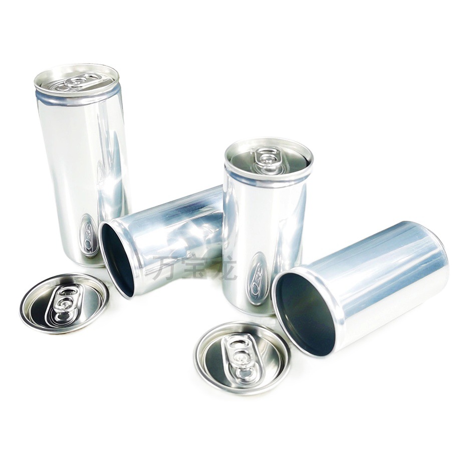 Latas de aluminio vacías, latas de cerveza, latas de refrescos, botellas de aluminio para cerveza artesanal enlatada, grado alimenticio