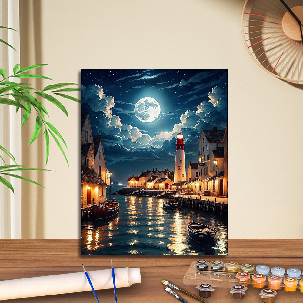 Transfronterizo jitdiy agente de pintura al óleo digital fabricantes al por mayor puestos de pintura al óleo artesanal pintura decorativa Amazon relleno de color