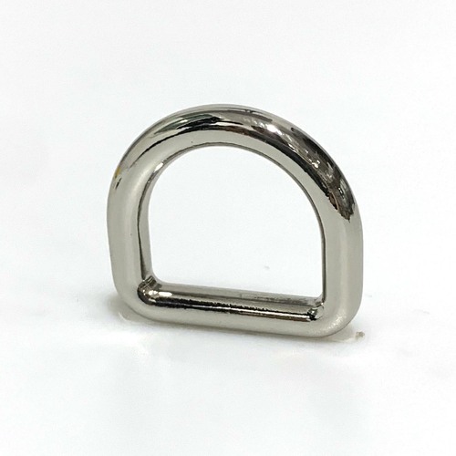 Guangdong source handbag luggage hardware accessories 6-point die-cast D zinc alloy D-ring semi-circular ring buckle 20mm