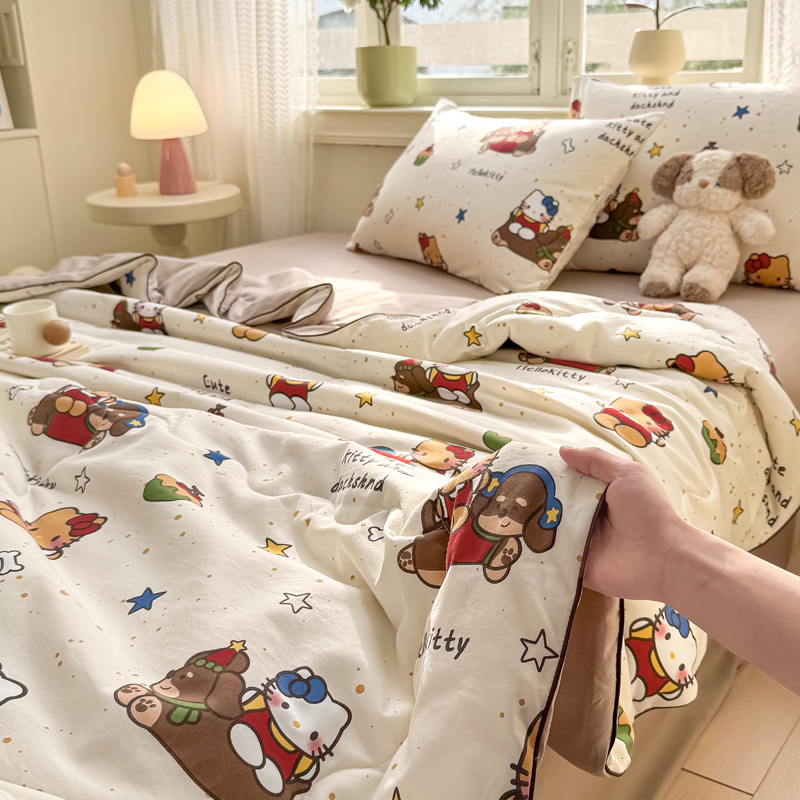 Sweet Paradise-10% El relleno de soja no es fácil de ejecutar, el algodón es suave y agradable para la piel y puede dormir desnudo