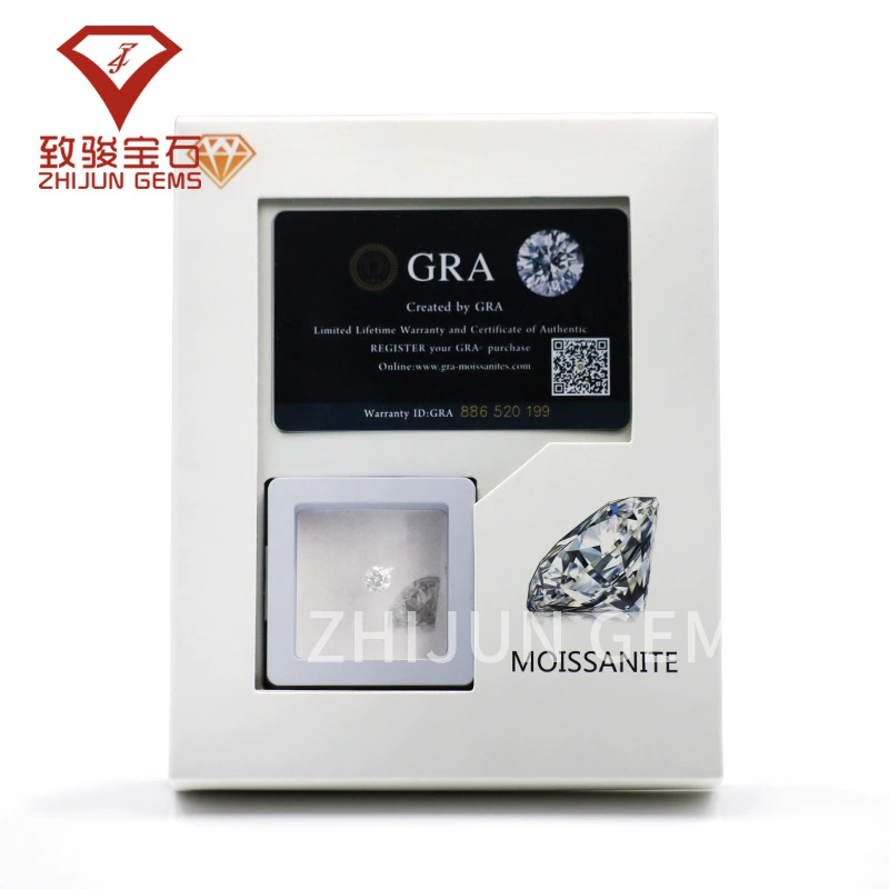 Упаковка с муассанитами может быть проверена на наличие сертификатов GRA, полный набор круглых и неправильной формы муассанитов цвета D, ультрабелых, в оптовой упаковке.