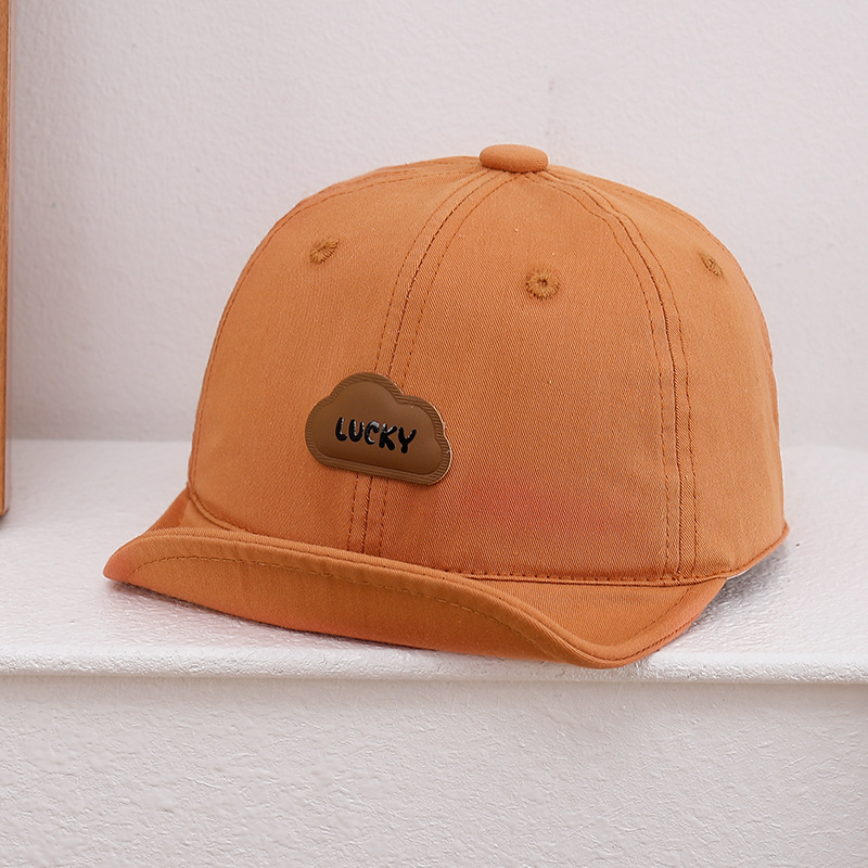 Sombrero de bebé primavera y otoño sombrero de béisbol masculino sombrero de protección solar sombrero deportivo sombrero de brida suave para niños adorable marea súper lindo