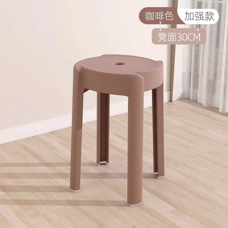 브라운 스툴 표면 30 [업그레이드된 두꺼워짐, 안정적인 내하중]