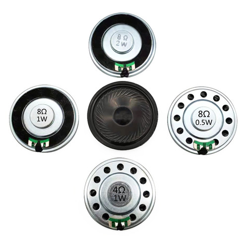 Supply 50mm speaker, Mylar ultra-thin waterproof 4Ω 8Ω 0.5W 1W 2W voice box iron shell inner magnet speaker