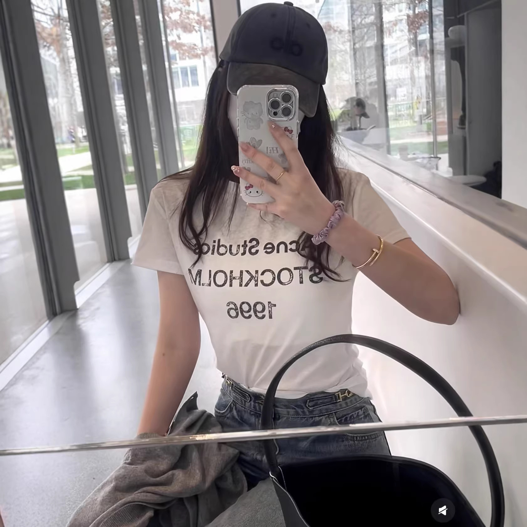 Qadınlar üçün yay pambıq-kətan printli köynək, slim