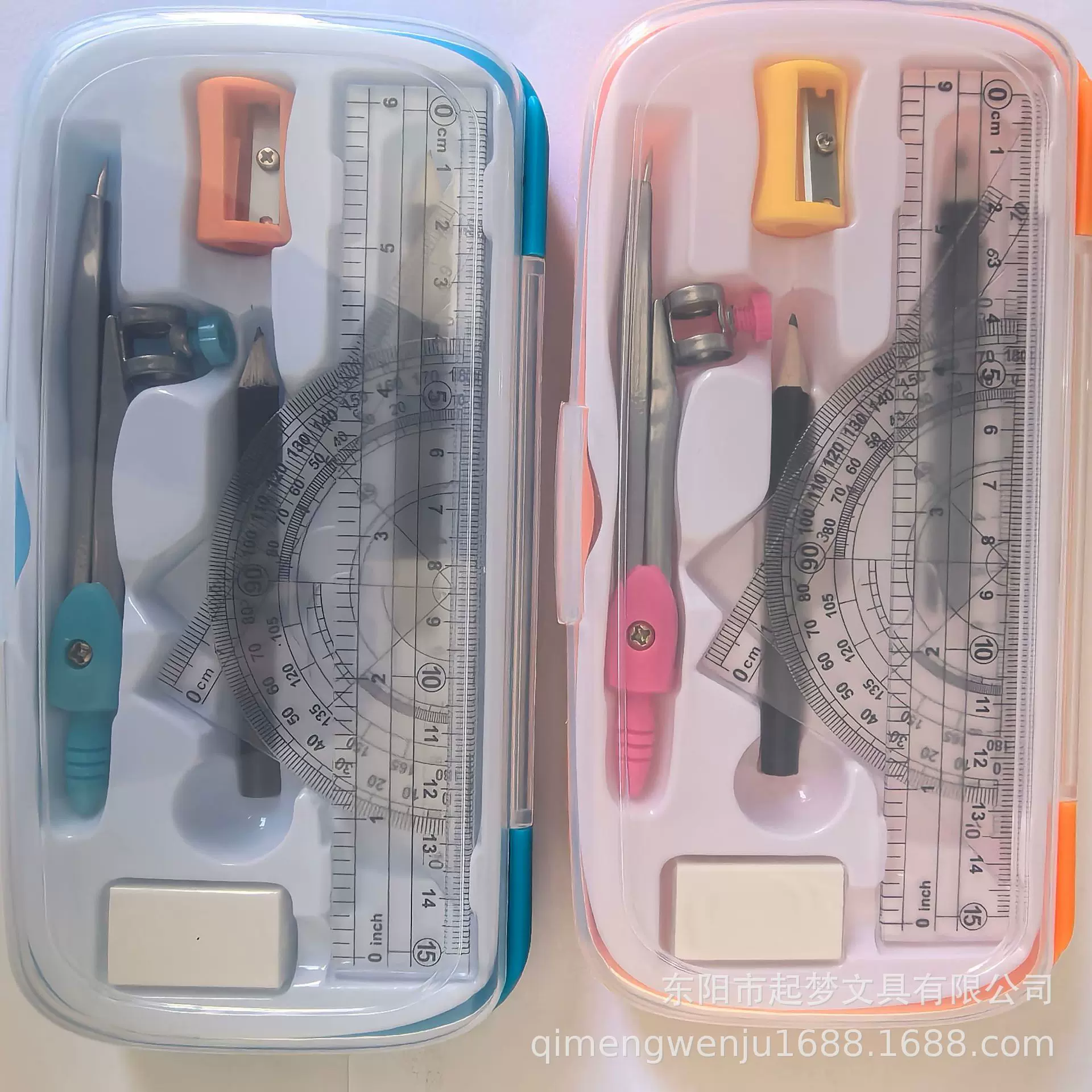 15CM圆规套装文具套尺专用圆规套装批发跨境