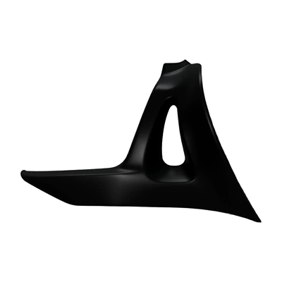 Motorcycle Fender — Vehicle Shell, 2001-2011 Large Protective - left-center-plate-rear-small-plate-black