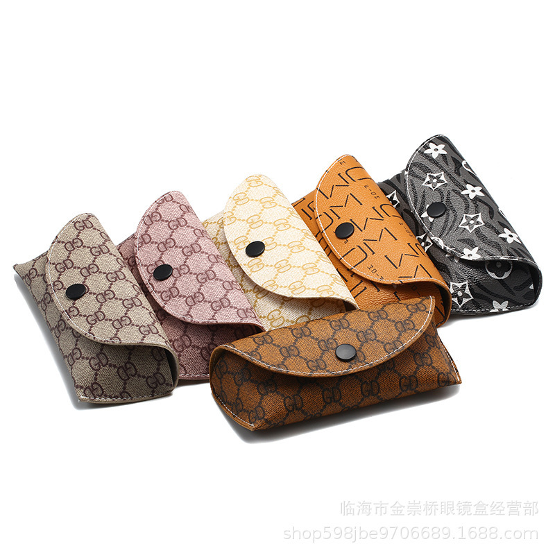Trendy printed rice same soft bag glasses case personalized sunglasses case sunglasses case printable logo