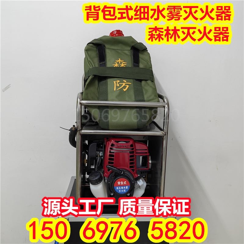 推车式消防细水雾灭火装置森林细水雾灭火器背负式高压细水雾水枪