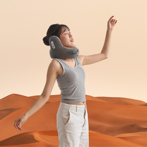 Almohada de cuello de música Bluetooth transfronteriza, auriculares de reducción de ruido, almohada de reducción de ruido de música de viaje, moda con tren de alta velocidad de avión