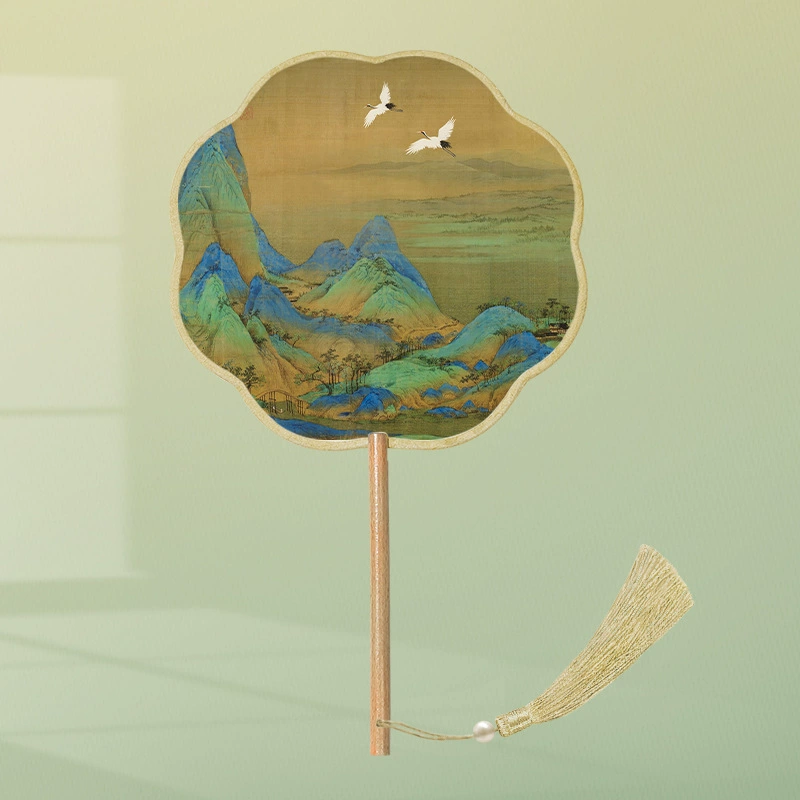 Чеонсам, детский круглый веер, ханьфу, детская одежда, китайский стиль