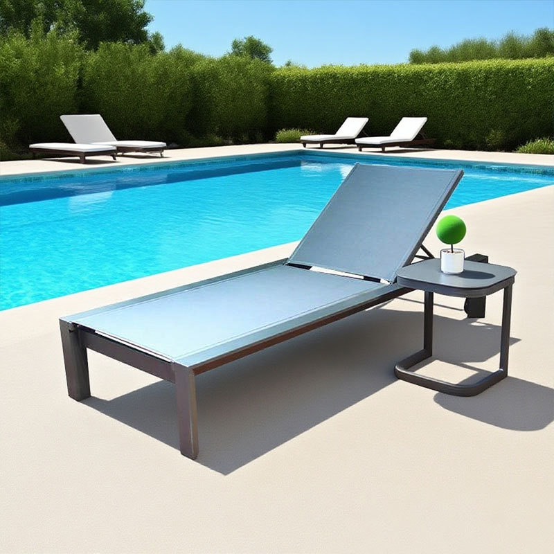 Silla de piscina al aire libre a prueba de agua al aire libre protección solar hotel villa patio jardín al aire libre silla de playa