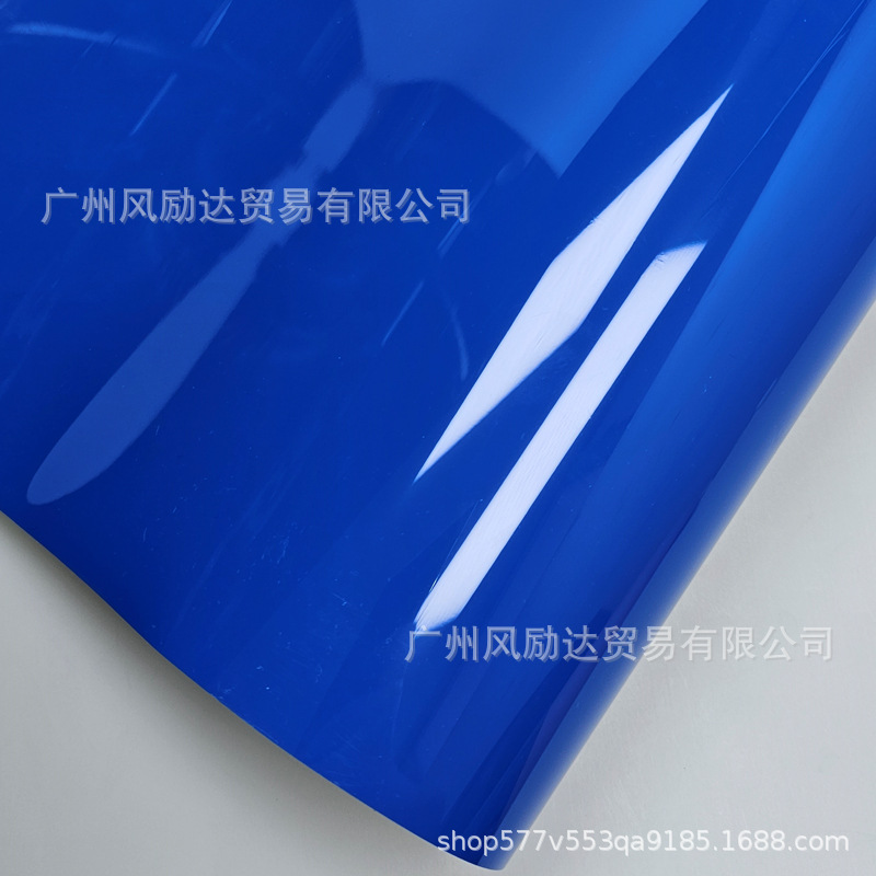 Car full vehicle color change film self-adhesive PET ultra-bright crystal gemstone blue motorcycle modification full body film