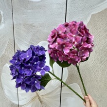 单支仿真90片绣球花手感婚庆装饰插花家居摆件假花绢花多色可选