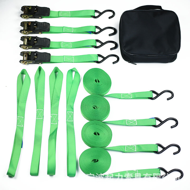 厂家直销双钩捆绑带货物拉紧器紧绳器收紧带加厚货车刹车绳紧固器