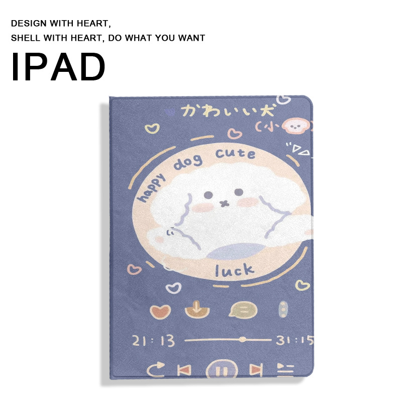 iPad8 smart cover pro9.7 Soft shell 10.2air2 Flat air3 Silicone popular brands 10.5 Inch cartoon mini5