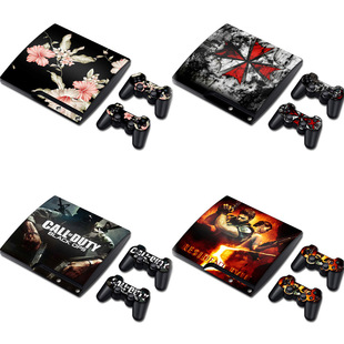 PS3 SLIM���C �Α�C�N�� ���oĤ ���Nskin sticker